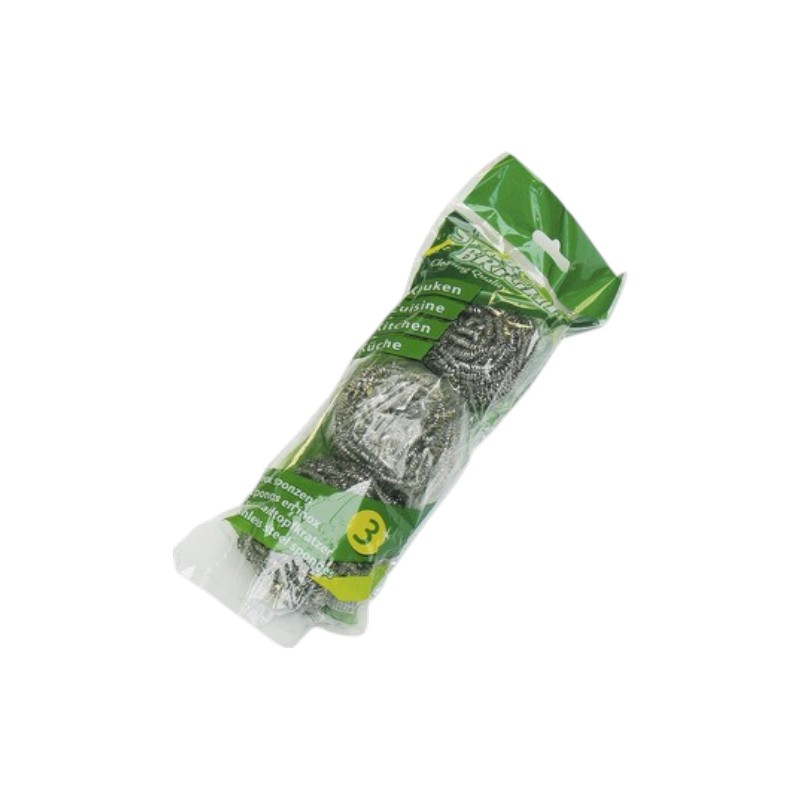 Roestvrijstalen spons - StarBright - 20 g - 3 stuks